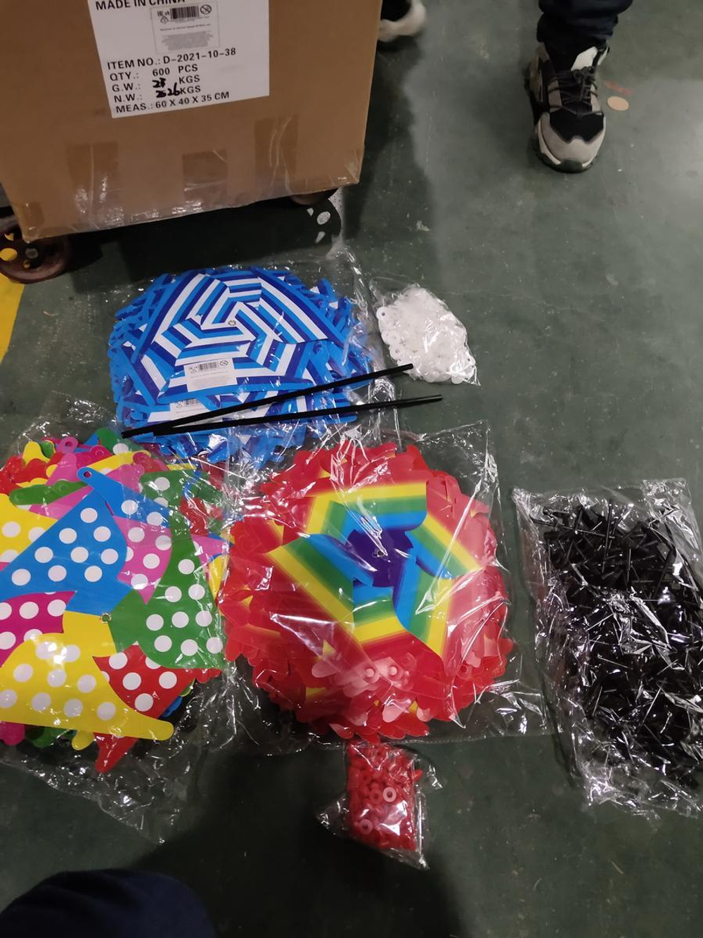 Вертушка на палочке Звезда 30*50см, пакет