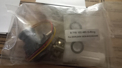 Гидротурбинка ГВС Bosch/Buderus  ZWR24/ZWN 18-6 KE 23 (87145000540)