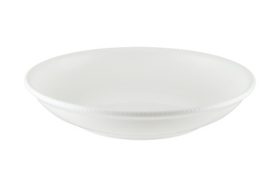 Салатник d=130 мм. 220 мл. h=38 мм. Ирис Белый, форма Гурмэ /1/12/