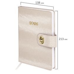 Ежедневник датированный 2026 А5 BRAUBERG "Elegant" (117369) 3