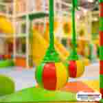 Электрическая карусель детская 4KIDS "Приключение на пальме"
