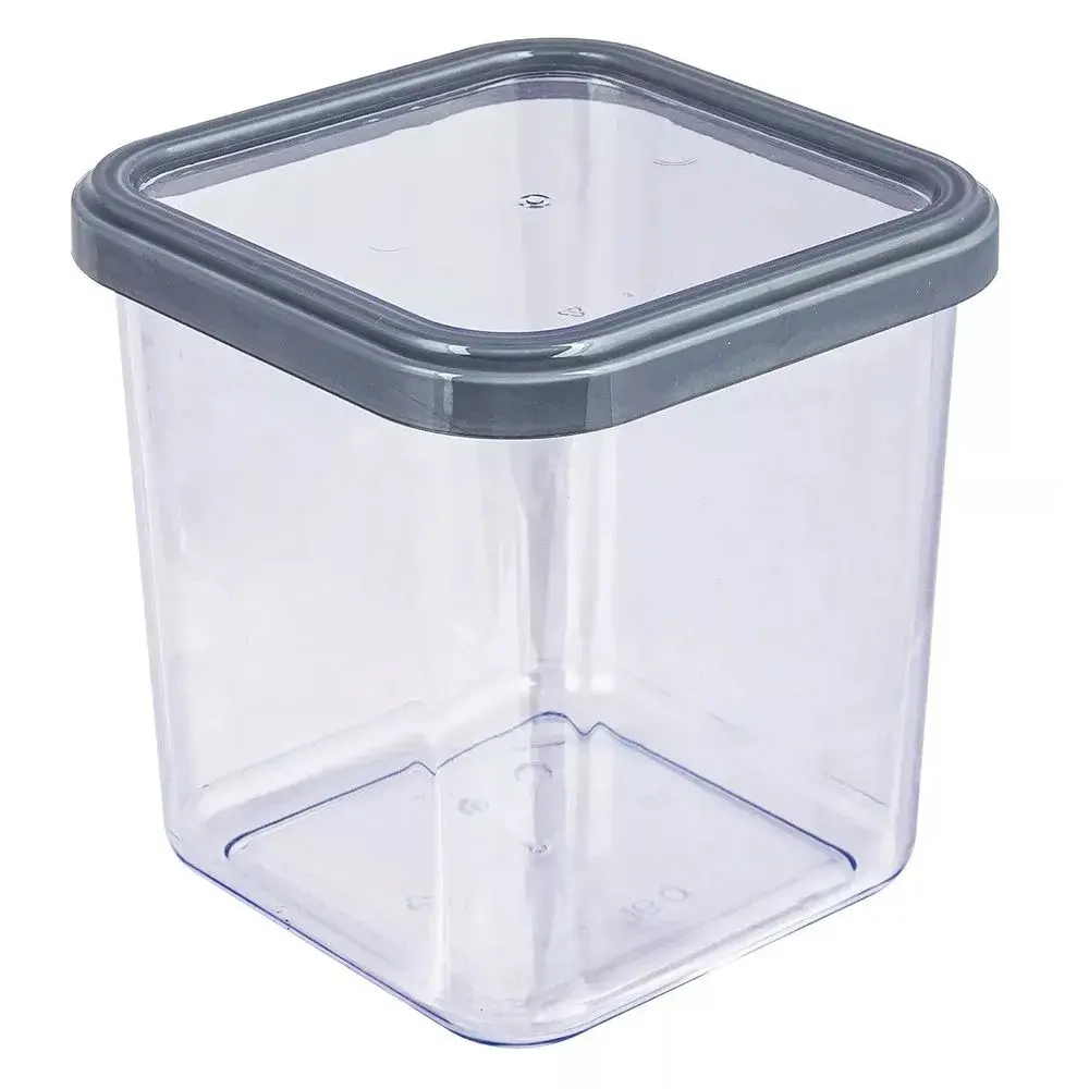 Банка для сыпучих продуктов Cubbo Scandi 0,9л, Серый