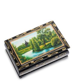 Народные промыслы ШК-11/ 1-B Шкатулка в технике декупаж (6х9х4)