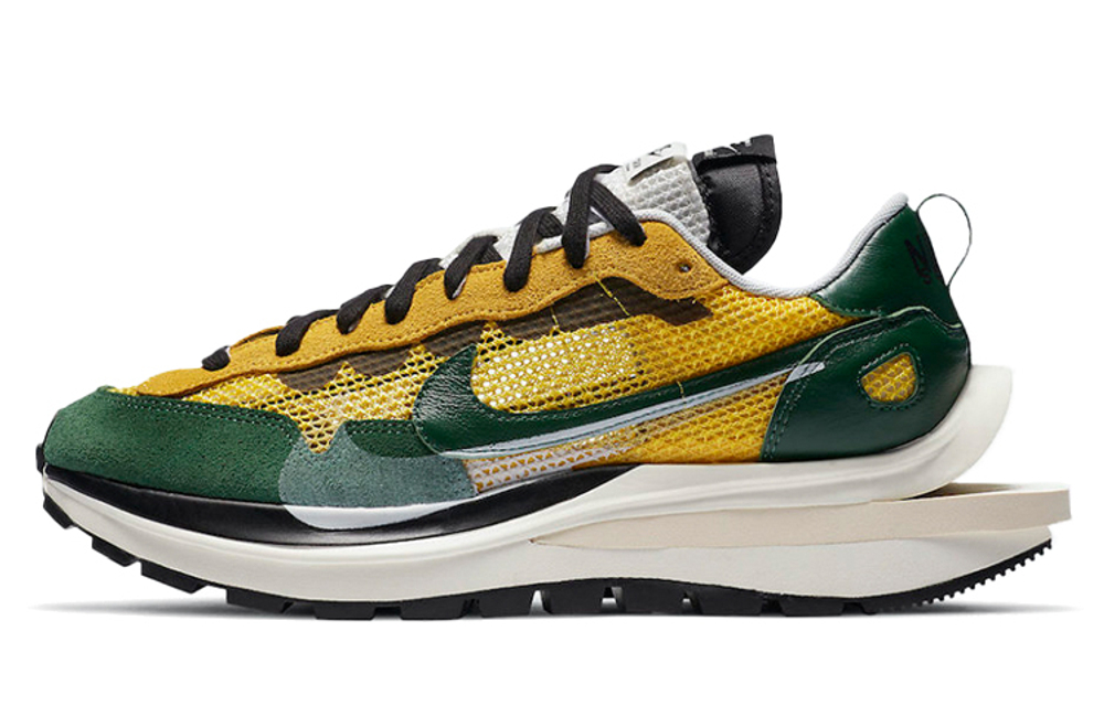 Sacai x Nike VaporWaffle tour your yellow and green