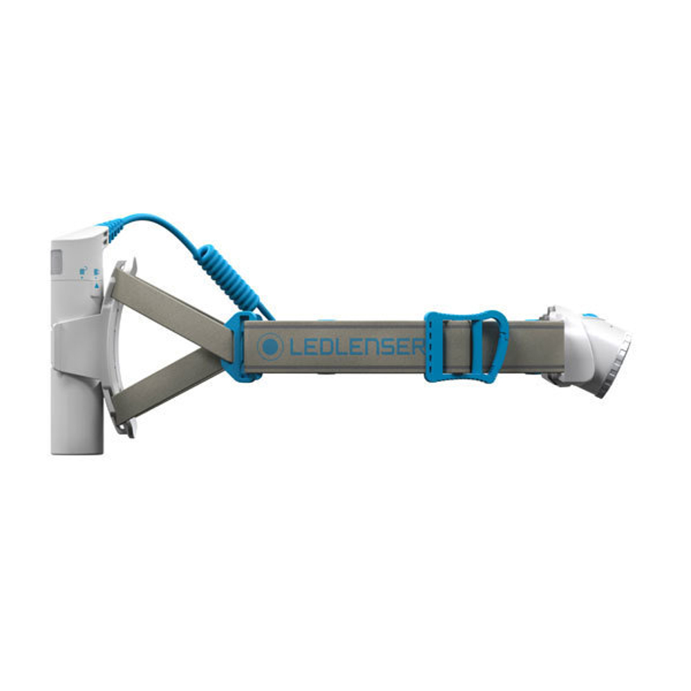 Фонарь светодиодный налобный LED Lenser NEO10R синий, 600 лм., аккумулятор