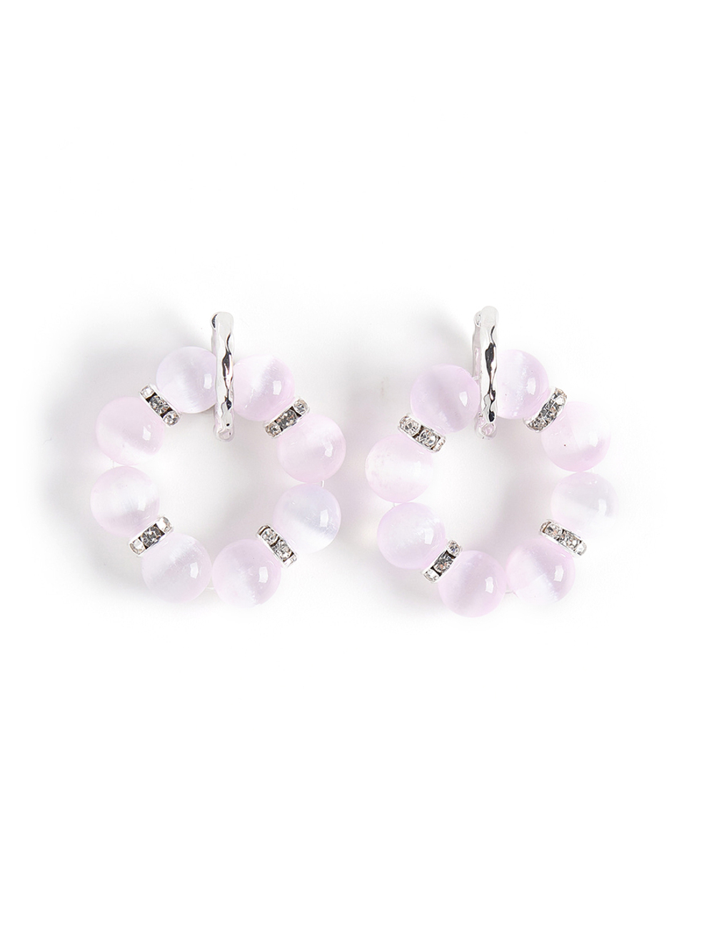 Серьги "Wheel" Violet