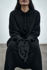 Удлиненные перчатки из шерсти мериноса