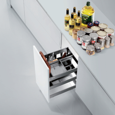 Выдвижная корзина для хранения приправ - Shearer Style 2.0, 240x435x485 мм