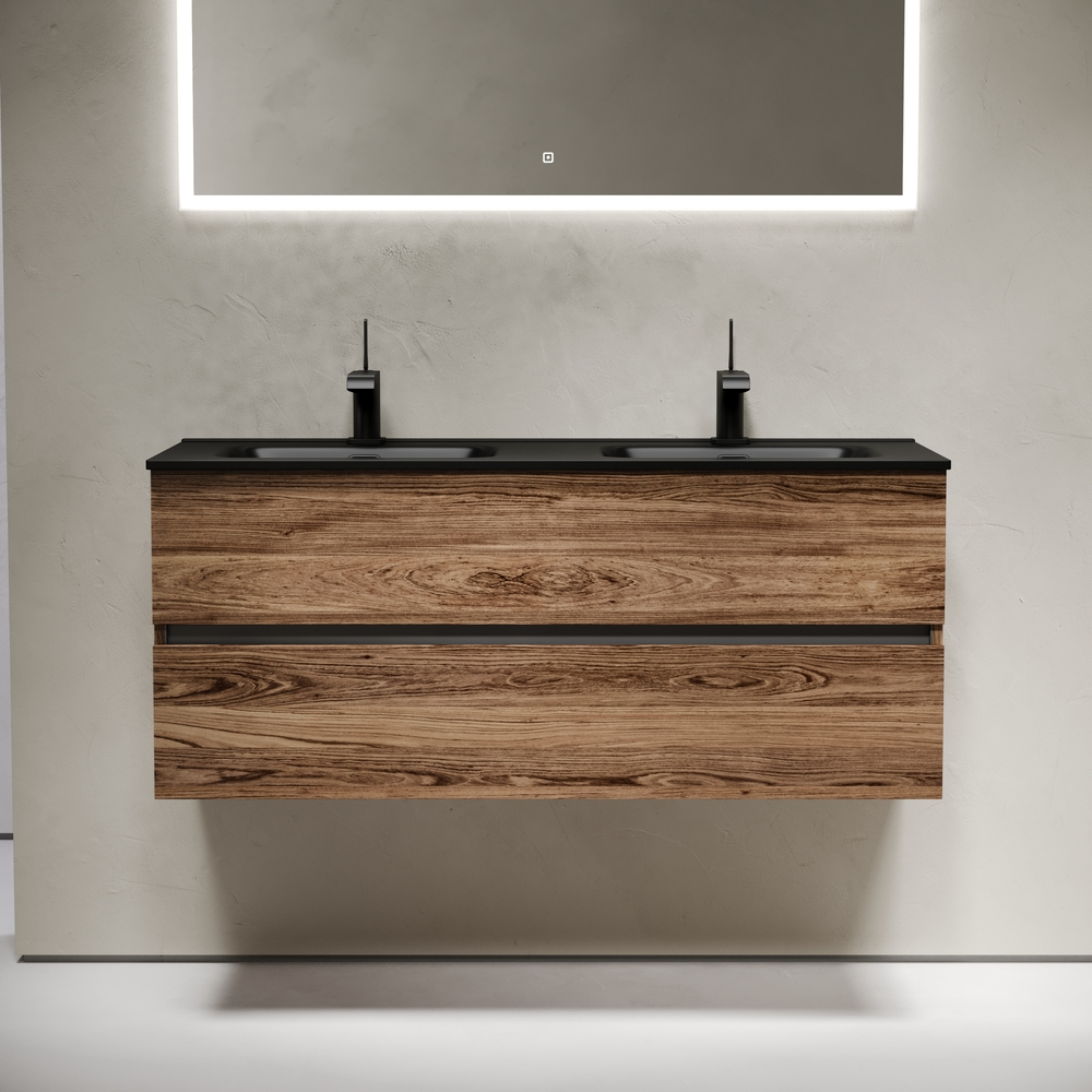 Тумба подвесная под раковину Sancos Urban, дуб чарльстон 1190х450х550