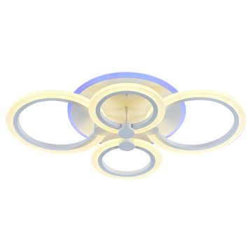 Потолочный светодиодный светильник 8076/4 WHT 72W+7W RGB белый Profit Light