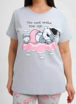 Пижама х/б шорты+футболка УшФ003