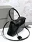 BALENCIAGA RODEO HANDBAG с крокодиловым тиснением, черная