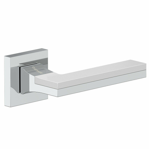 Ручка дверная Bravo Z-999 C/PW Хром/Белый