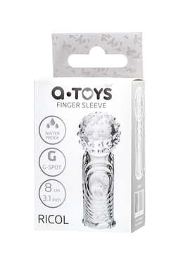 Насадка на палец A-Toys Ricol, ТРЕ, прозрачный, 8 см