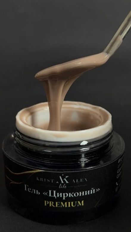 KristAlex Gel - Гель для наращивания Цирконий №1, 15мл