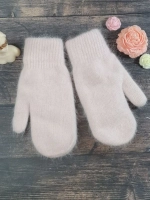 Варежки зимние теплые пушистые ангора