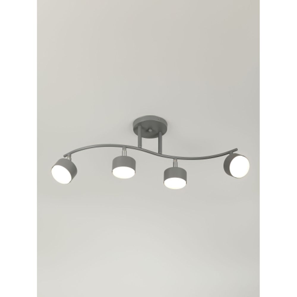 Светильник настенно-потолочный спот Rivoli   7077-704 4хGX53 15 Вт поворотный