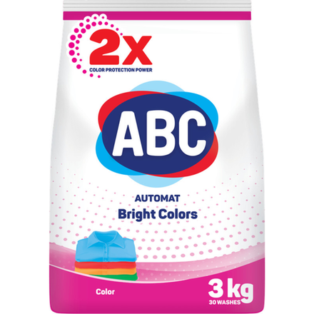 Стиральный порошок ABC Color для цветного 3 кг