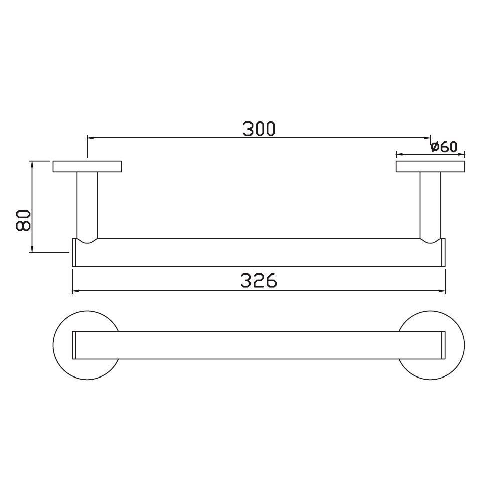 Поручень для ванной ACN-CHR-1101S