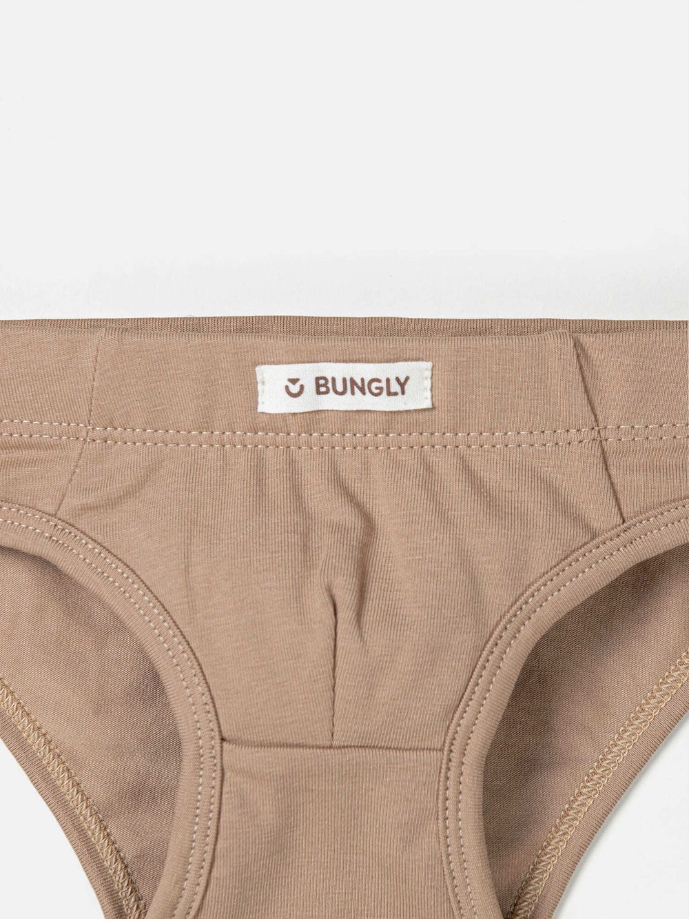 Комплект трусов для мальчиков "Темный беж/Малахит" 2 шт