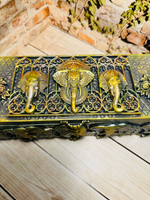 Шкатулка для часов и браслетов "Слоны" 5секций