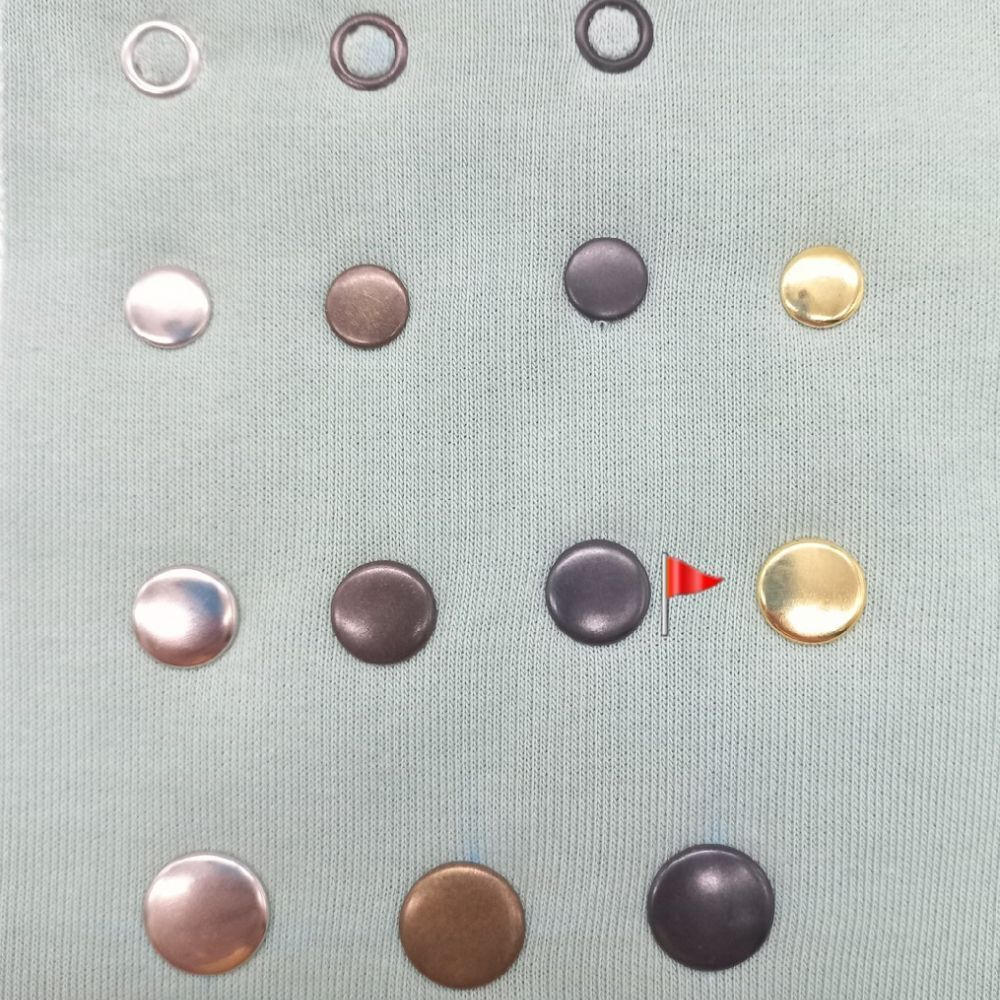 Кнопки ALFA 12.5мм Комплект 10шт цвет оксид