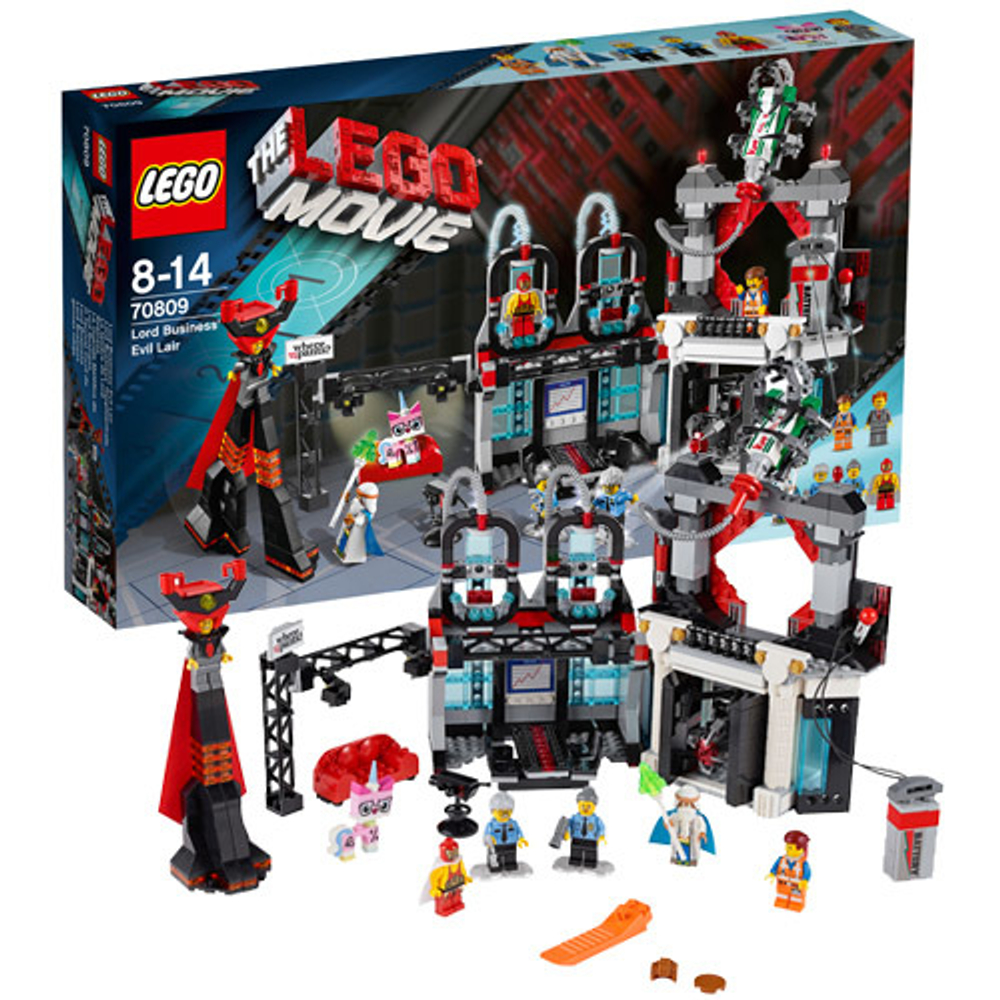 LEGO Movie: Логово лорда Бизнеса 70809 — Lord Business' Evil Lair — Лего Муви Фильм