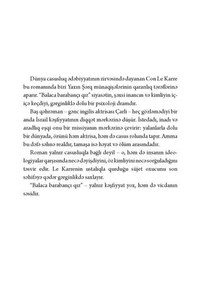 Balaca barabançı qız