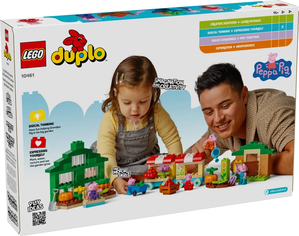 Конструктор LEGO Duplo 10461 Peppa Pig Сад и теплица дедушки