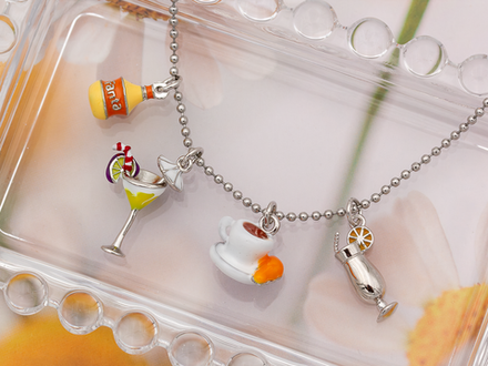 Подвеска "Коктейль" 19мм, эмаль