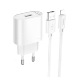 Зарядное устройство на Lightning Hoco C109A 10.5W (white)