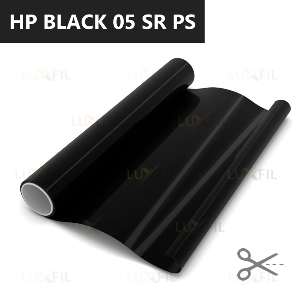 Пленка тонировочная металлизированная HP BLACK 05 SR PS LUXFIL, на отрез (ширина рулона 1,524 м.)