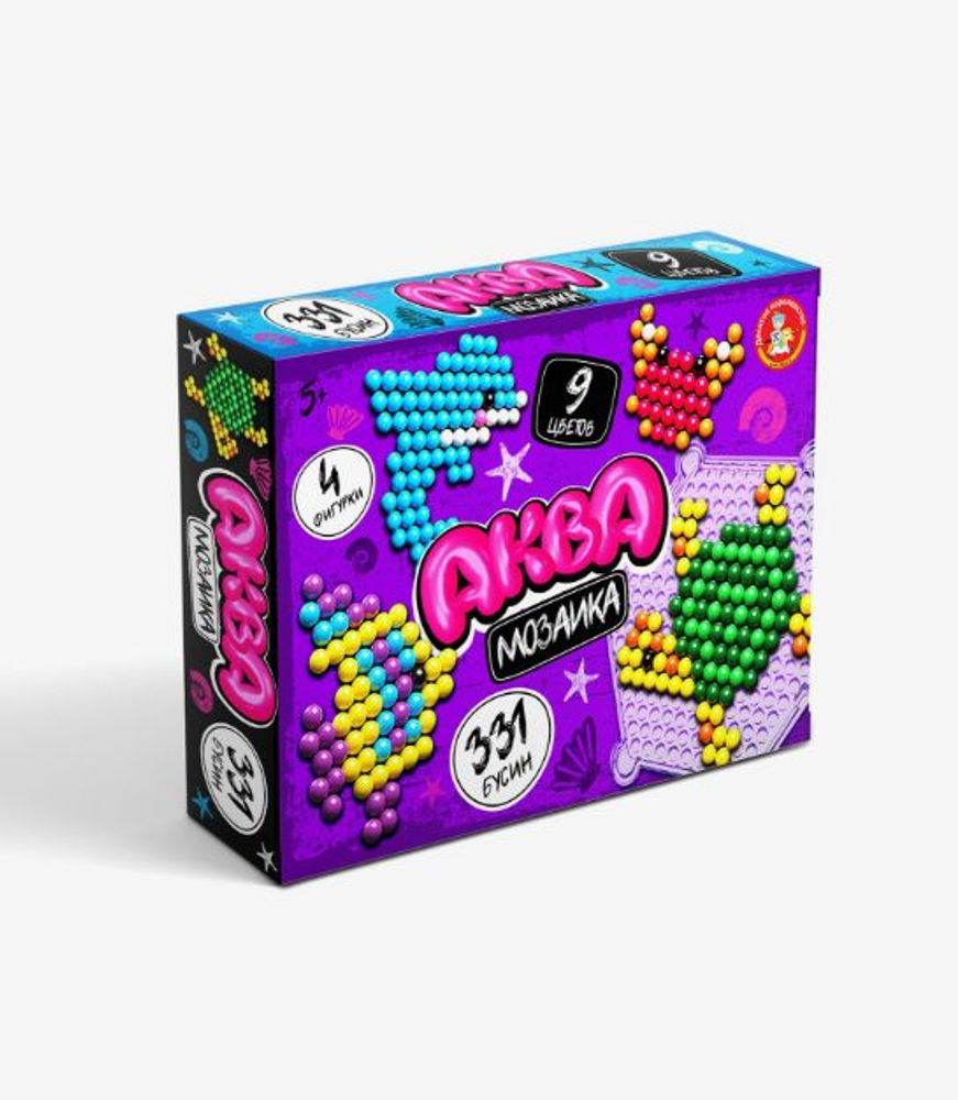 Аквамозаика "Подводный мир", 4 фигурки