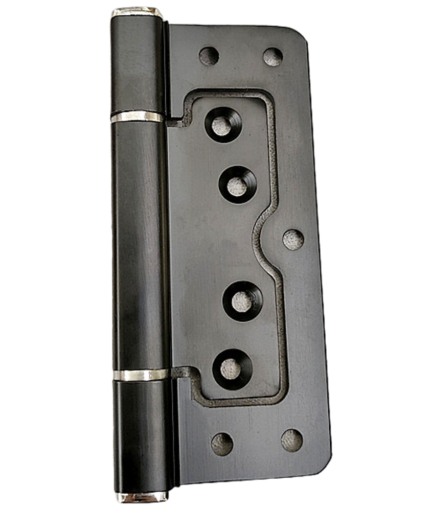 Петля без врезки B22-BL 115x78 x3.0 (черный)