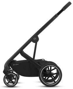 Коляска Cybex Balios S Lux BLK complete Aton B2 Bay Blue 3 в 1 Moon Black с дождевиками