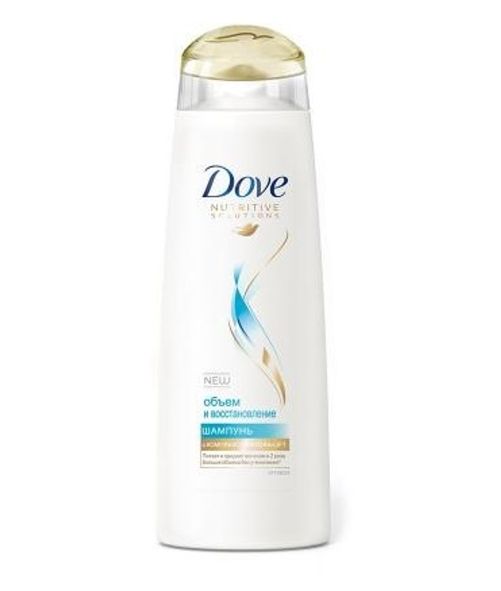 Dove  HAIR THERAPY Шампунь обьем и восстановление, 380 мл