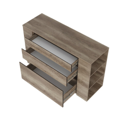 Комод Энигма КМ-06 дуб каньон/венге