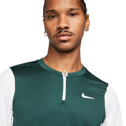 Мужская теннисная футболка теннисная Nike Dri-Fit Advantage Camisa M - pro green/white/white
