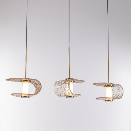 Подвесной светильник MD24020901-3B gold/cognac