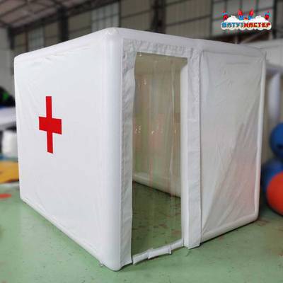 Модуль пневмокаркасный медицинский «Быстрая помощь» из ПВХ 2,5×2,5×2,5 м, дезинфекция