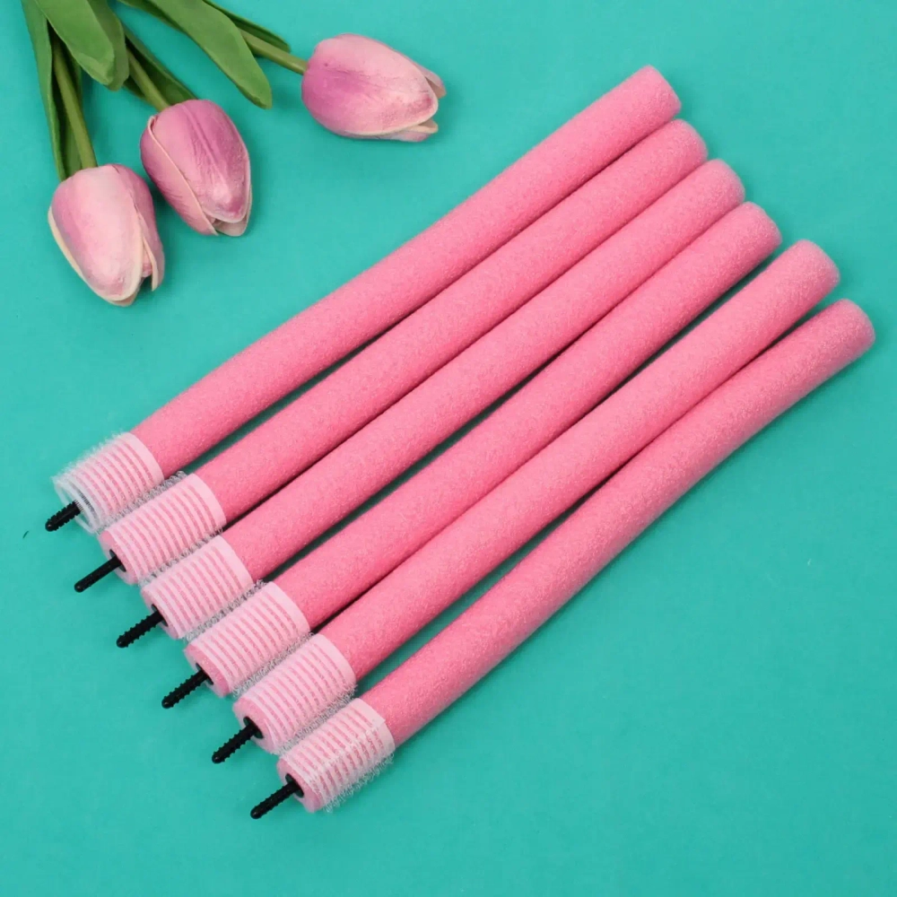 Бигуди бумеранги «Super Style»,6 шт, цвет микс, 24 см, d-18 мм