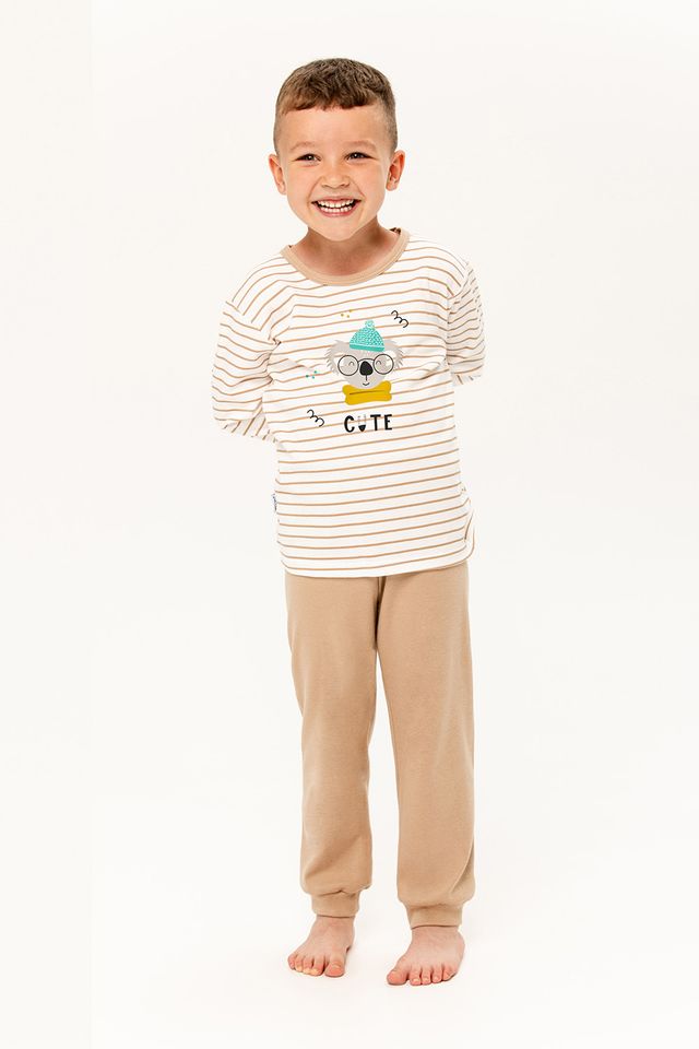 Хлопковая пижама для мальчиков 25W Zac