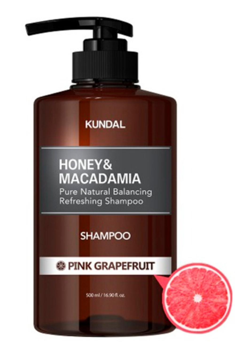 Kundal Honey&Macadamia Shampoo Pink Grapefruit