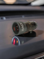 Автомобильное зарядное ус-во с кабелем Type-C QC+-PD BS-012