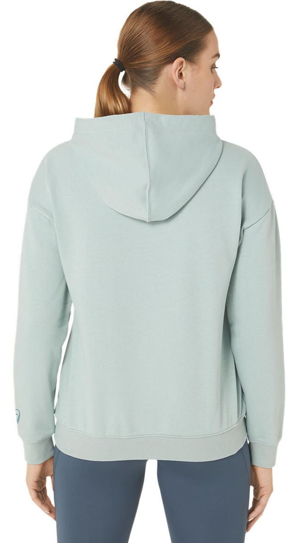 Женская Кофта теннисная Asics Big Asics OTH Hoodie - ocean haze/foggy teal