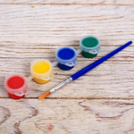 2910435 Слепок ручки, ножки малышки с росписью "Цветы"