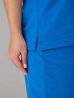 Костюм с шортами КНф-101П/васильковый