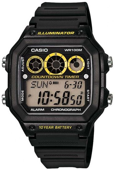 Электронные часы Casio AE-1300WH-1AVDF