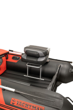 Кресло раскладное поворотное мягкое Люкс черный/темно-серый