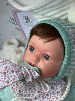 Кукла Реборн Nines 40см Alex мягконабивная (N0205)